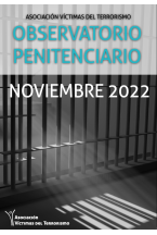 OBSERVATORIO DE POLÍTICA PENITENCIARIA DE LA AVT - NOVIEMBRE 2022